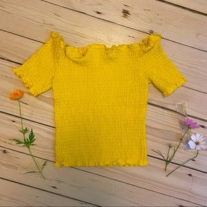 Yellow H&M summer top